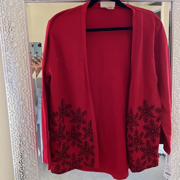 New Red Cardigan - Picture 2 of 6